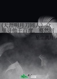 (天涯明月刀同人）众里寻他千百度，蓦然回首，那人却在、灯火阑珊处